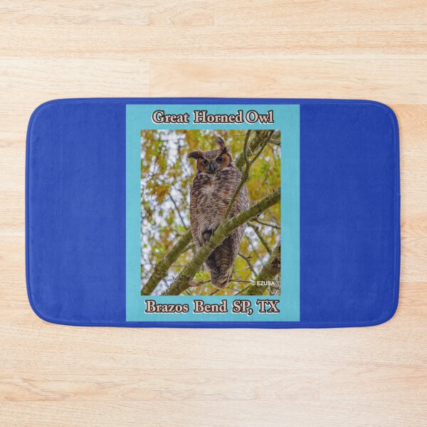 Item preview, Great Horned Owl, Brazos Bend State Park, Texas designed and sold by MoreEZUSA-Here.