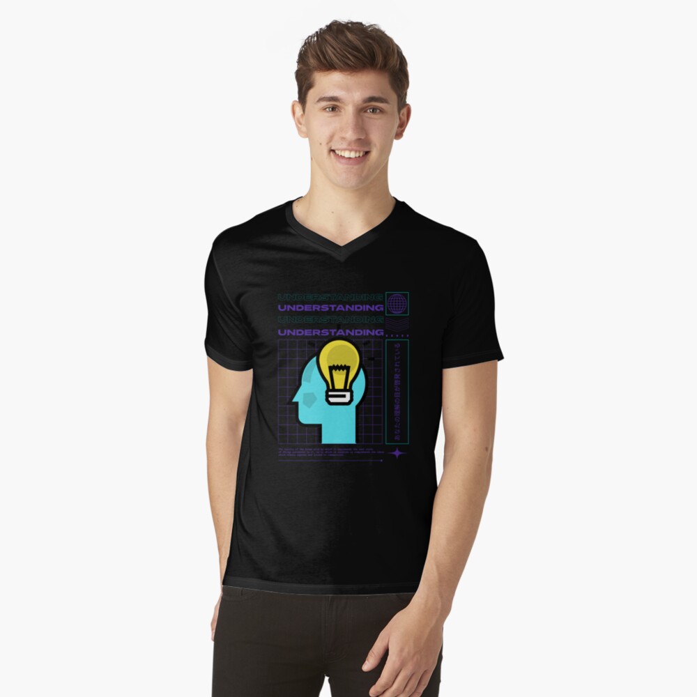 Item preview, V-Neck T-Shirt designed and sold by SomefunEnt.