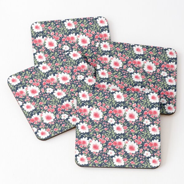 Item preview, Japanese flowers 05. Digital watercolor. designed and sold by DoodleLandShop.