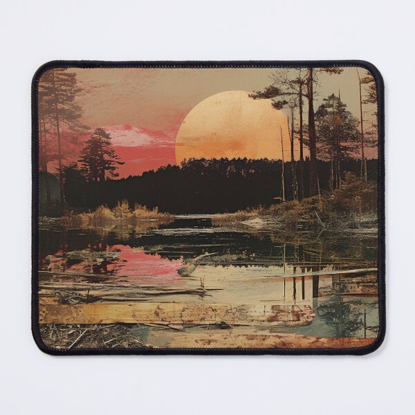 Item preview, Psychedelic Landscape trippy sunset designed and sold by ScarsAndShadows.