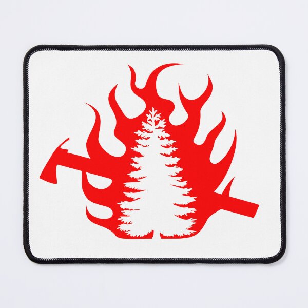 Item preview, Wild Fire Firefighter Symbol designed and sold by BunnyHopDesigns.
