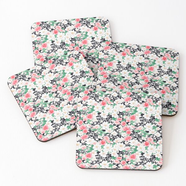 Item preview, Japanese flowers 08. Digital watercolor. designed and sold by DoodleLandShop.
