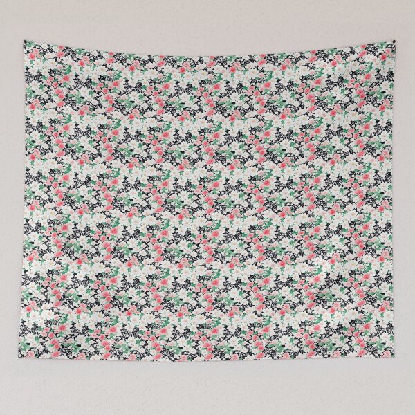 Item preview, Japanese flowers 08. Digital watercolor. designed and sold by DoodleLandShop.