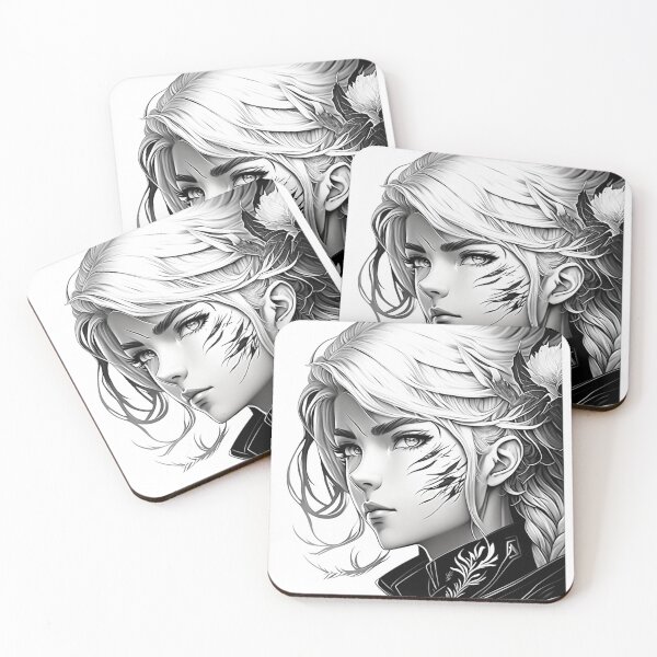 Item preview,  Young Monochrome Beauty designed and sold by storealldesigns.