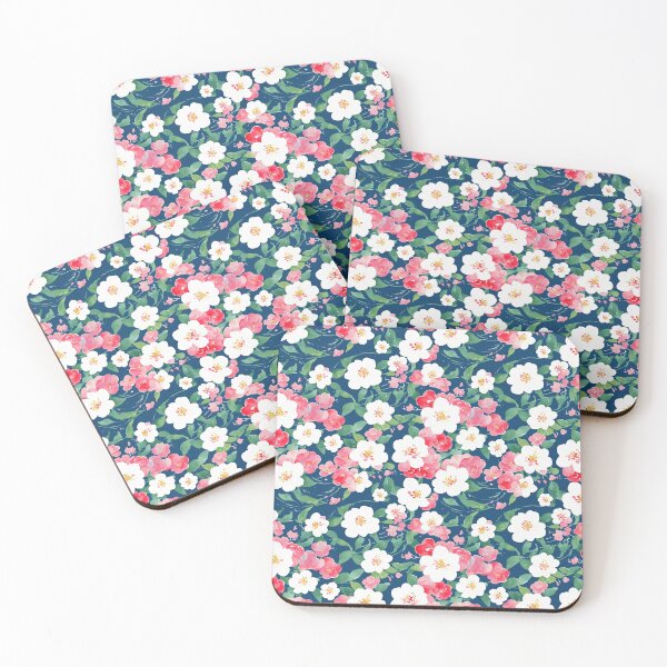 Item preview, Japanese flowers 10. Digital watercolor. designed and sold by DoodleLandShop.
