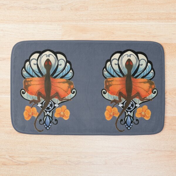 Item preview, Flying lizard and flowers designed and sold by KnowingWonder.