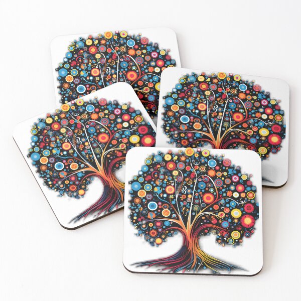 Item preview, Colorful Tree of Life designed and sold by Imagination1618.