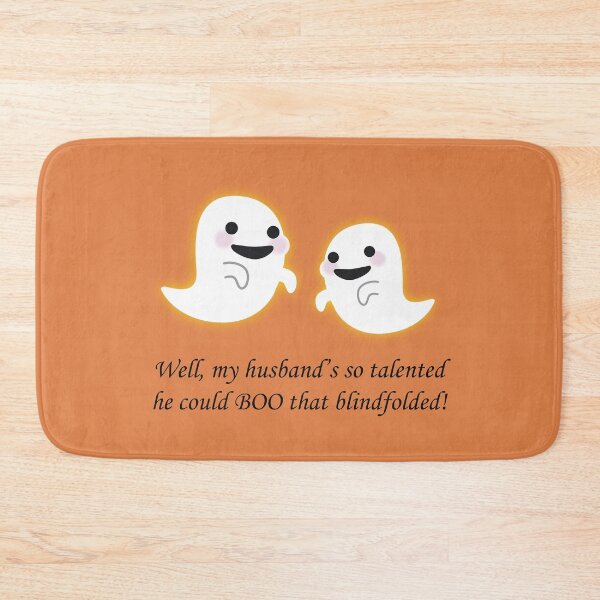 Item preview, 2 Ghost Wives: Well, my husband's so talented he could BOO that blindfolded! designed and sold by SomeGuyLou.