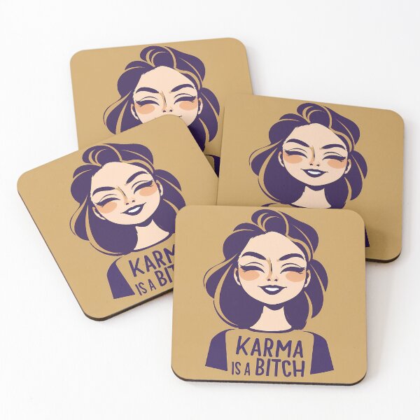 Item preview, karma is a b*tch designed and sold by theultrafan.