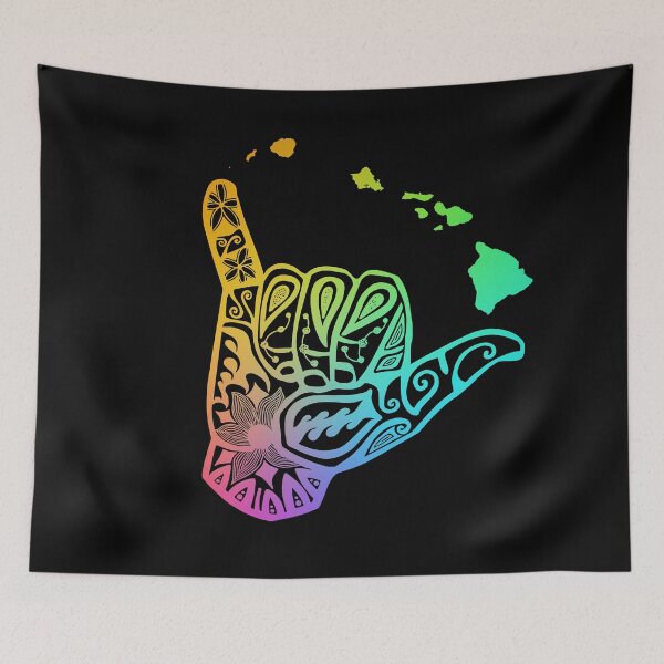 Item preview, Hawaiian Shaka Colorful designed and sold by PRINTS ALI.