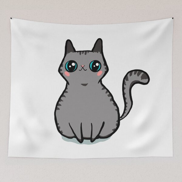 Item preview, Cute Silver Tabby Kitty designed and sold by makell-creates.