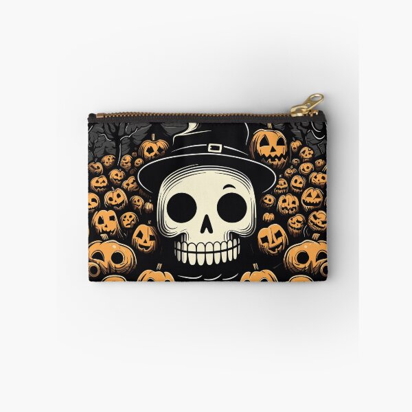Item preview, Pumpkin Cemetery Creepy Halloween Skull designed and sold by Digitalio.