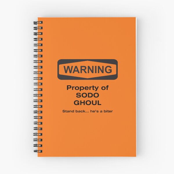 Item preview, Property of Sodo Ghoul designed and sold by TheatreBroadway.