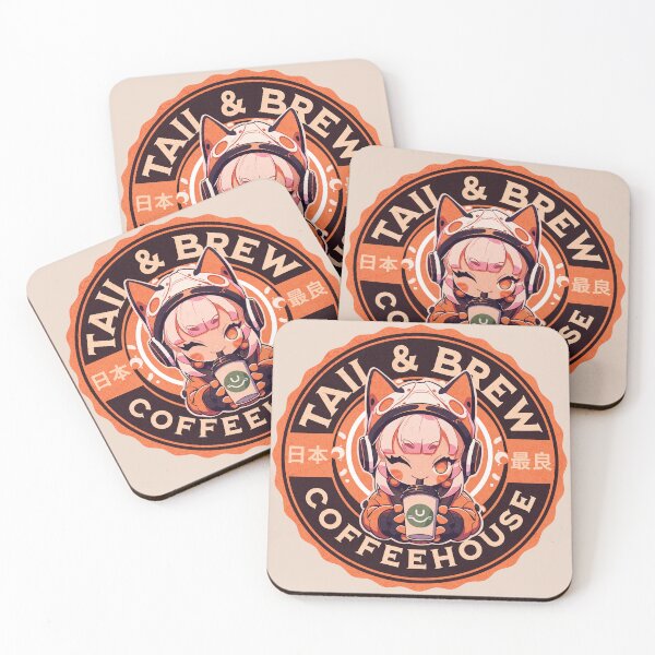 Item preview, Tail & Brew Coffeehouse 3 designed and sold by Chibi Cat Art Corner.