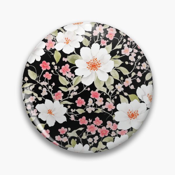 Item preview, Japanese flowers 12. Digital watercolor. designed and sold by DoodleLandShop.