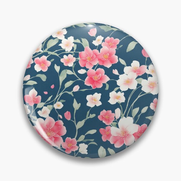 Item preview, Japanese flowers 13. Digital watercolor. designed and sold by DoodleLandShop.