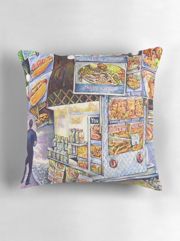 Thumbnail 3 of 4, Pillow, Extraordinary Artistic Workload designed and sold by gayeelise.