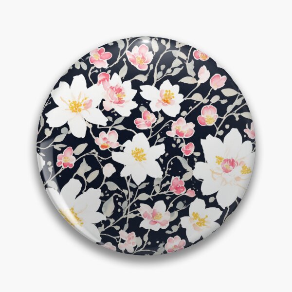Item preview, Japanese flowers 14. Digital watercolor. designed and sold by DoodleLandShop.