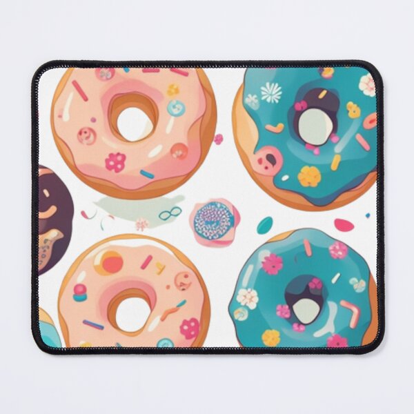 Item preview, Donuts Background Stickers - Donut Pattern designed and sold by Accesoriex.