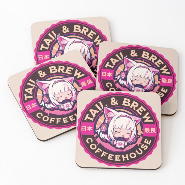 Item preview, Tail & Brew Coffeehouse 5 designed and sold by Chibi Cat Art Corner.