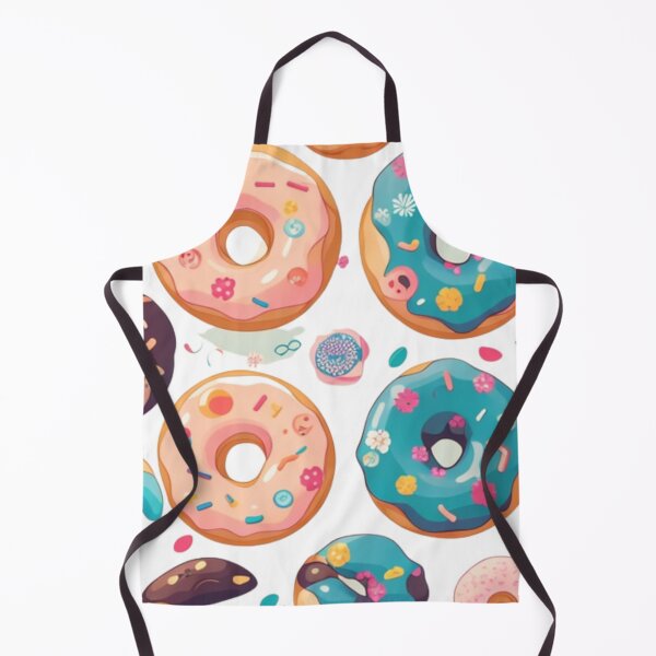 Item preview, Donuts Background Stickers - Donut Pattern designed and sold by Accesoriex.
