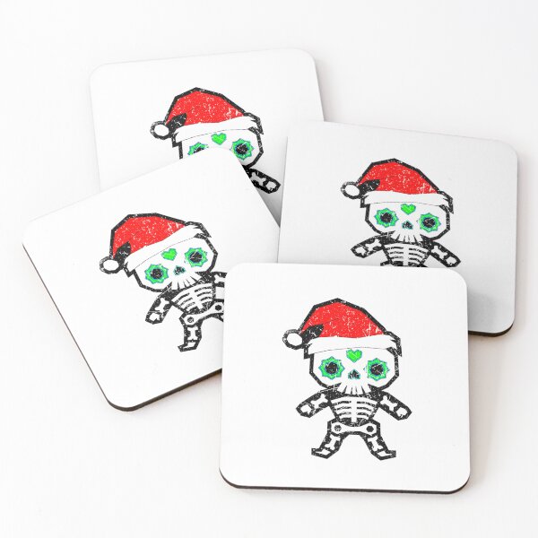 Item preview, Vintage Sugar Skull Navidad Dia de muertos y Feliz Navidad designed and sold by the Zarock Shop.