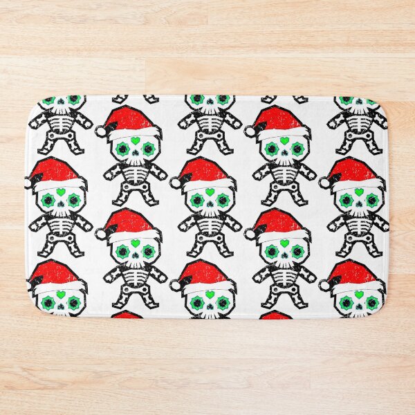 Item preview, Vintage Sugar Skull Navidad Dia de muertos y Feliz Navidad designed and sold by the Zarock Shop.