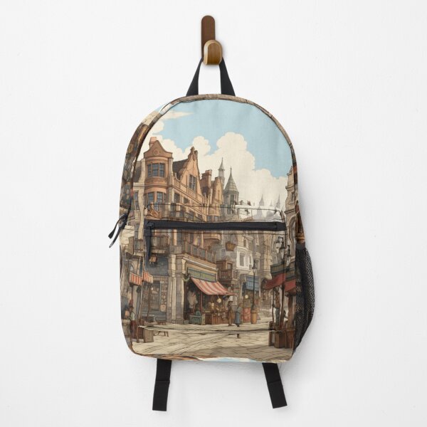 Item preview, Bustling Victorian Market Victorian Inspired Art designed and sold by CDC40.