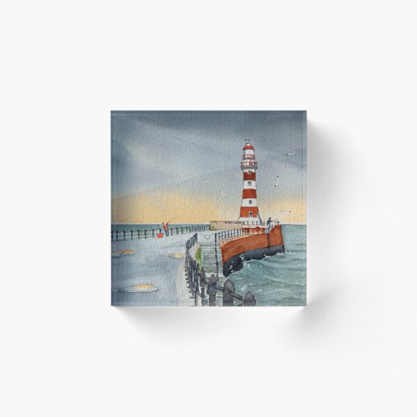 Artikelvorschau, Früher Morgen am Roker Pier Lighthouse, Sunderland. entworfen und verkauft von John Ray.