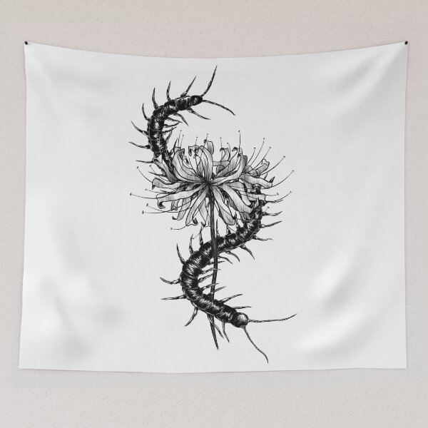 Item preview, Centipede and higanbana designed and sold by Dark Design.