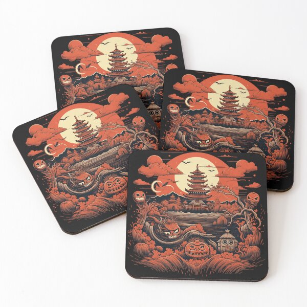 Item preview, Fall Season Vintage Japanese Halloween Art designed and sold by Digitalio.