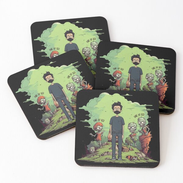 Item preview, Sleep-Deprived Person Surrounded by Zombies Cartoon designed and sold by Digitalio.