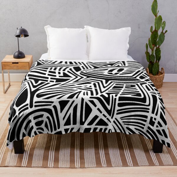 Item preview, JOMON DREAM. ABSTRACT PORTRAIT. BLK/WHT. designed and sold by 5hertz.