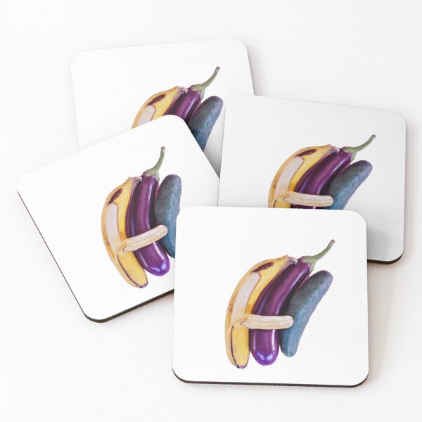 Item preview, Art Banana eggplant cucumber designed and sold by Staylbender.
