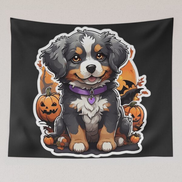 Item preview, Fall season pup, Bernese mountaindog designed and sold by DBPauwels.