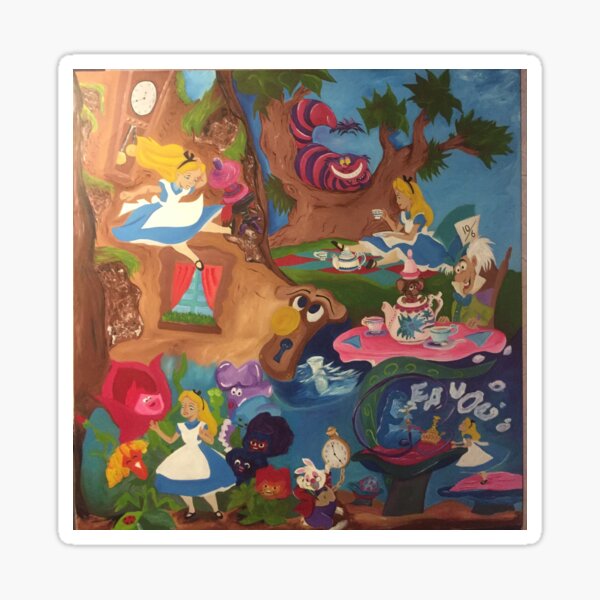 Alice in wonderland Sticker
