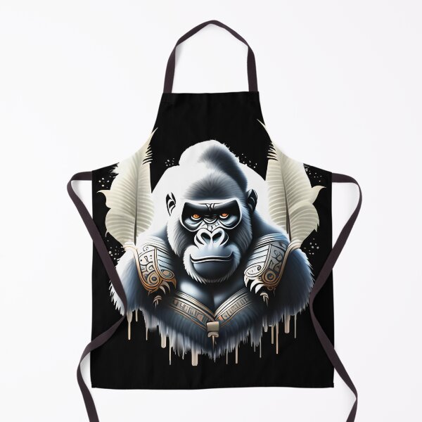 Item preview, GORILLA WARRIOR IN 2 FEATHERS 1 designed and sold by justyna-s28.