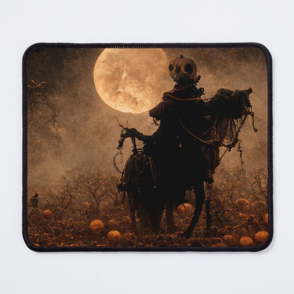 Item preview, Ride to Sleepy Hollow Halloween Tale Pumpkin Head on a Horse  designed and sold by Lucid Imagined.