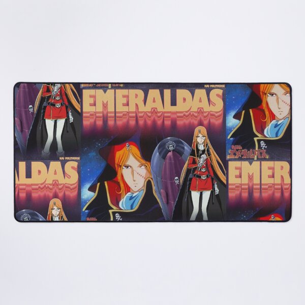 Item preview, Queen Emeraldas, Vintage Space Pirate ALBATOR, Seas of Star shipthat designed and sold by Kai Multiverse.