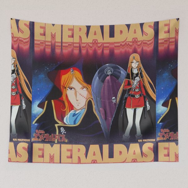 Item preview, Queen Emeraldas, Vintage Space Pirate ALBATOR, Seas of Star shipthat designed and sold by Kai Multiverse.