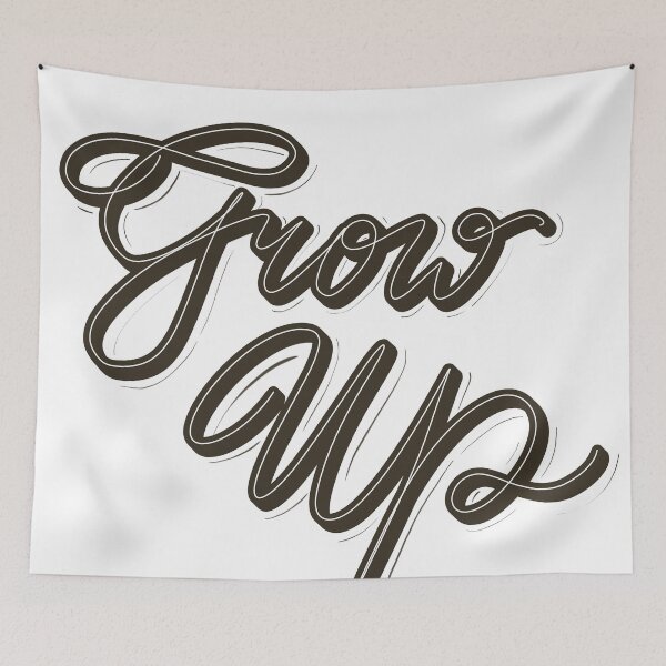 Item preview, Grow Up Lettering designed and sold by AitajRza.