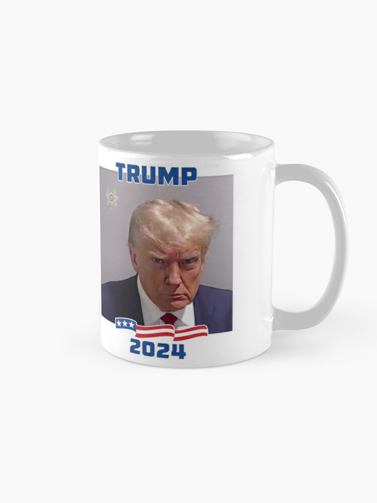 Discover Funny Trump 2024 Mugshot Coffee Mug