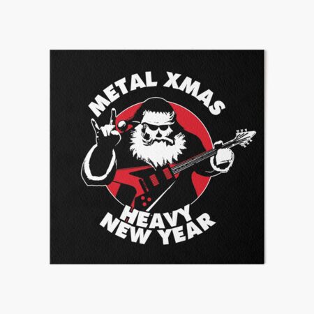 Metal Christmas And Heavy New Year 2023 | Heavy Metal Santa Claus | Poster