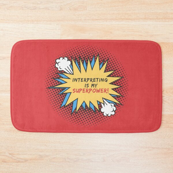 Item preview, Interpreting is my Superpower Comic font designed and sold by Neeshki.