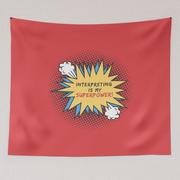 Item preview, Interpreting is my Superpower Comic font designed and sold by Neeshki.
