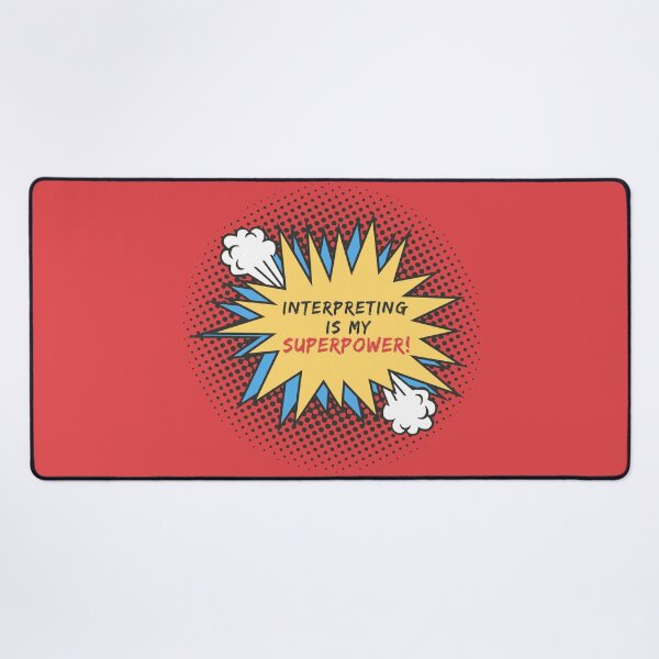 Item preview, Interpreting is my Superpower Comic font designed and sold by Neeshki.