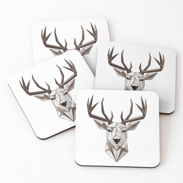Item preview, Geometric Brown Reindeer designed and sold by MOA-trends.