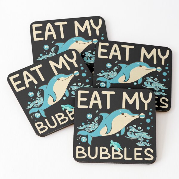 Item preview, Dolphin Eat My Bubbles Turtle In Water designed and sold by netfires.