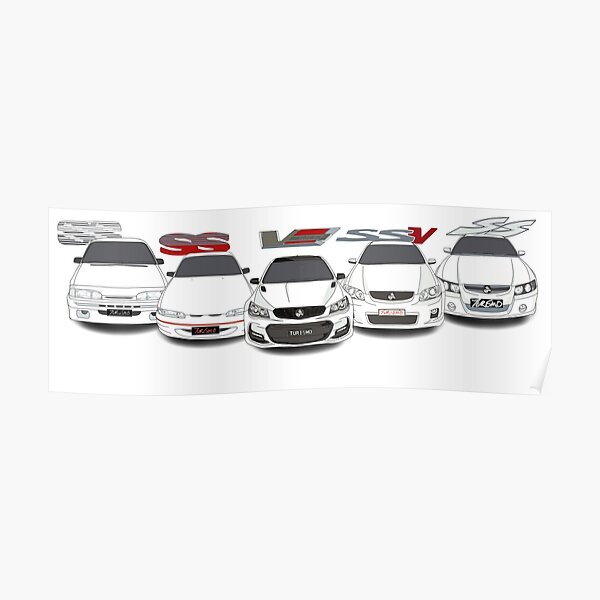the evo Holden Commodore SS Poster