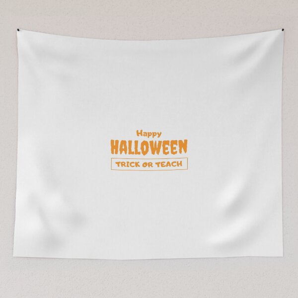Item preview, Orange Playful Halloween TRICK OR TEACH designed and sold by teacherpeiyuan.